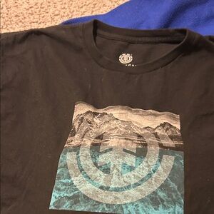 Element Black and Blue Graphic Tee